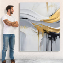 Load image into Gallery viewer, Canvas Print: "Gilded Flow"