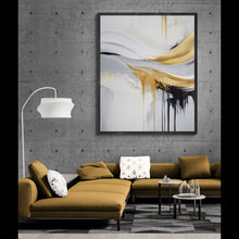 Load image into Gallery viewer, Canvas Print: "Gilded Flow"