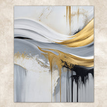 Load image into Gallery viewer, Canvas Print: "Gilded Flow"