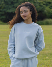 Load image into Gallery viewer, God Is Here Unisex Crewneck
