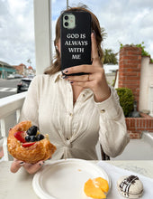 Load image into Gallery viewer, Black God is Always With Me Phone Case