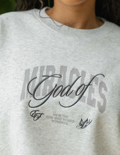 Load image into Gallery viewer, God of Miracles Unisex Crewneck