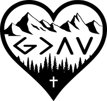 Load image into Gallery viewer, God is Greater Than the Highs and Lows UVDTF Decal