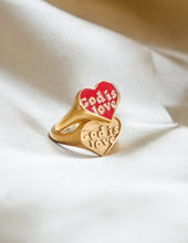 Load image into Gallery viewer, Enamel God is Love Ring