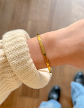 Load image into Gallery viewer, Gold Highs and Lows Cuff Bracelet
