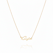 Load image into Gallery viewer, Personalized Gold Name Necklace - 8K, 10K, 14K Solid Gold Elegance