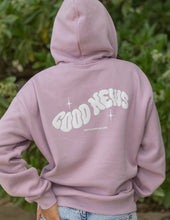 Load image into Gallery viewer, Good News Pink Unisex Hoodie