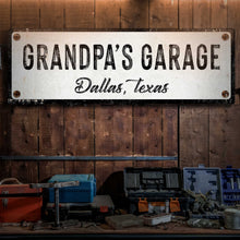 Load image into Gallery viewer, Grandpa's Garage Sign