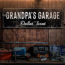 Load image into Gallery viewer, Grandpa's Garage Sign