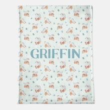 Load image into Gallery viewer, Griffin Personalized Minky Blanket