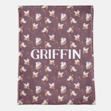 Load image into Gallery viewer, Griffin Personalized Minky Blanket