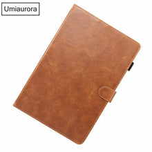 Load image into Gallery viewer, Leather Case with Inside Pocket for iPad