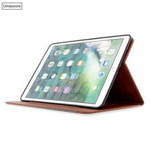 Load image into Gallery viewer, Leather Case with Inside Pocket for iPad