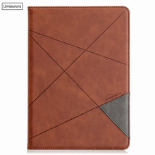 Load image into Gallery viewer, Leather Case with Inside Pocket for iPad