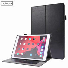 Load image into Gallery viewer, Leather Case with Inside Pocket for iPad