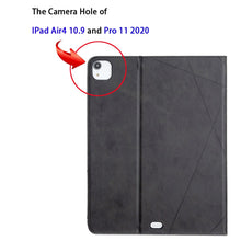 Load image into Gallery viewer, Leather Case with Inside Pocket for iPad
