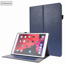 Load image into Gallery viewer, Leather Case with Inside Pocket for iPad