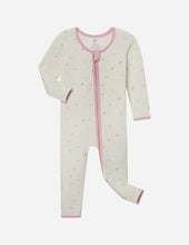 Load image into Gallery viewer, Heart Bamboo Convertible Footed Onesie