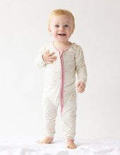 Load image into Gallery viewer, Heart Bamboo Convertible Footed Onesie