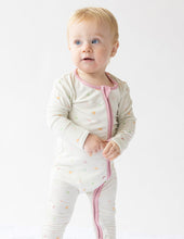 Load image into Gallery viewer, Heart Bamboo Convertible Footed Onesie