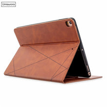 Load image into Gallery viewer, Leather Case with Inside Pocket for iPad