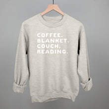 Load image into Gallery viewer, Coffee Blanket Couch Reading