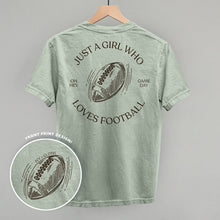 Load image into Gallery viewer, Just A Girl Who Loves Football (Back Print)