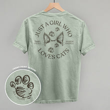 Load image into Gallery viewer, Just A Girl Who Loves Cats (Back Print)