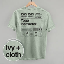 Load image into Gallery viewer, Yoga Instructor Nutrition Facts (Back Print)