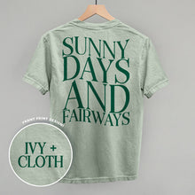 Load image into Gallery viewer, Sunny Days And Fairways (Back Print)