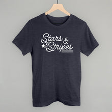 Load image into Gallery viewer, Stars &amp; Stripes White Script