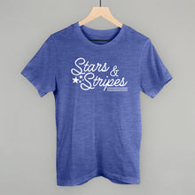 Load image into Gallery viewer, Stars &amp; Stripes White Script