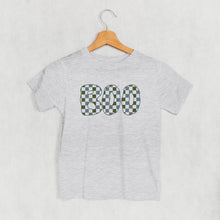 Load image into Gallery viewer, Boo Checkered (Blue &amp; Green) (Kids)