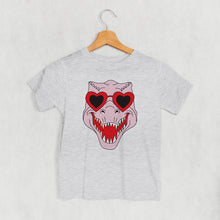 Load image into Gallery viewer, Dino Heart Glasses (Pink) (Kids)
