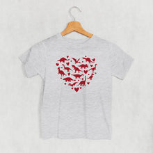 Load image into Gallery viewer, Dinosaur Red Heart (Kids)
