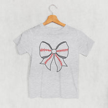 Load image into Gallery viewer, Baseball Bow (Kids)