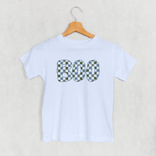 Load image into Gallery viewer, Boo Checkered (Blue &amp; Green) (Kids)