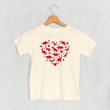 Load image into Gallery viewer, Dinosaur Red Heart (Kids)