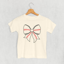 Load image into Gallery viewer, Baseball Bow (Kids)