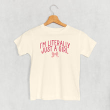 Load image into Gallery viewer, I'm Literally Just A Girl Bow (Kids)