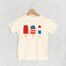 Load image into Gallery viewer, Red White &amp; Blue Popsicles (Kids)