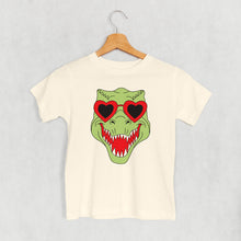Load image into Gallery viewer, Dino Heart Glasses (Green) (Kids)