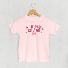 Load image into Gallery viewer, I'm Literally Just A Girl Bow (Kids)