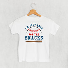 Load image into Gallery viewer, I'm Just Here For The Snacks (Kids)