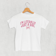 Load image into Gallery viewer, I'm Literally Just A Girl Bow (Kids)