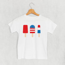 Load image into Gallery viewer, Red White &amp; Blue Popsicles (Kids)