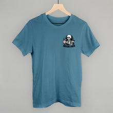 Load image into Gallery viewer, Staying Alive Coffee Skeleton (Left Chest)