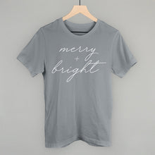Load image into Gallery viewer, Merry And Bright White Script