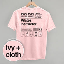Load image into Gallery viewer, Pilates Instructor Nutrition Facts (Back Print)