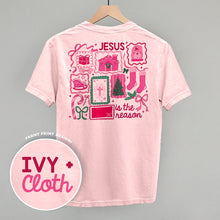 Load image into Gallery viewer, Jesus Is The Reason Pink Doodles (Back Print)